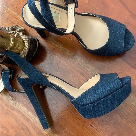 jessica simpson denim heels